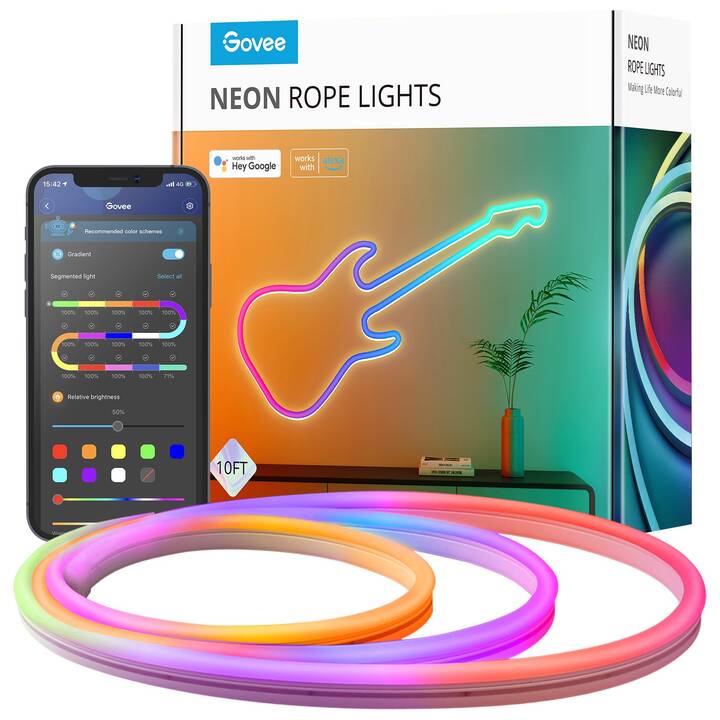 GOVEE Neon RGBIC LED Light-Strip (300 cm)