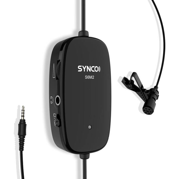 SYNCO S6M2 Microfono da cravatta (Nero)