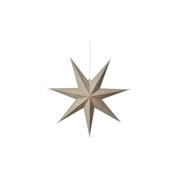 STAR TRADING Décoration de Noël à suspendre Cotton (Étoile)