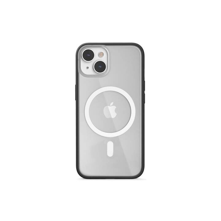 WOODCESSORIES Backcover (iPhone 14 Plus, Einfarbig, Transparent, Schwarz)