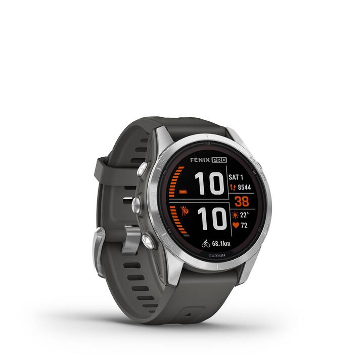 GARMIN Fenix 7S Pro Solar (S, Acciaio Inox)