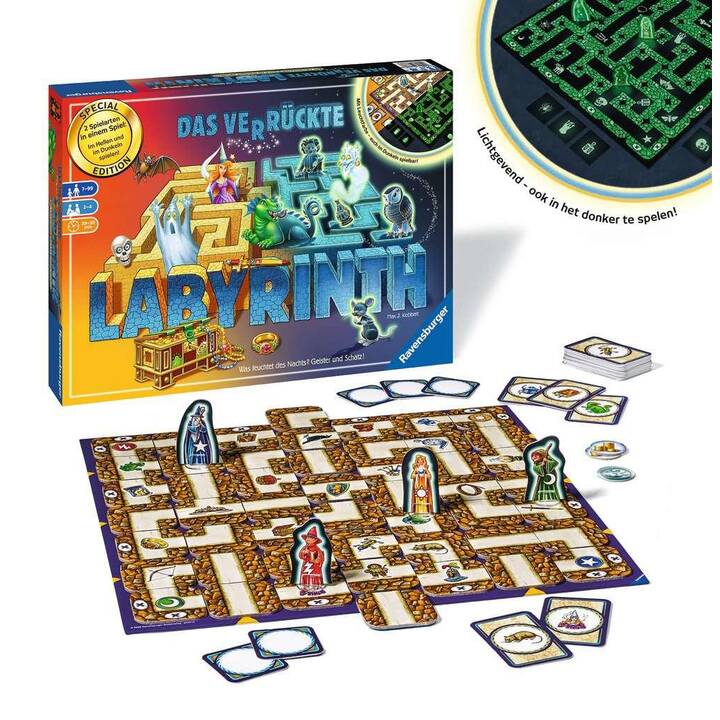 RAVENSBURGER Das verrückte Labyrinth Glow in the Dark (DE)