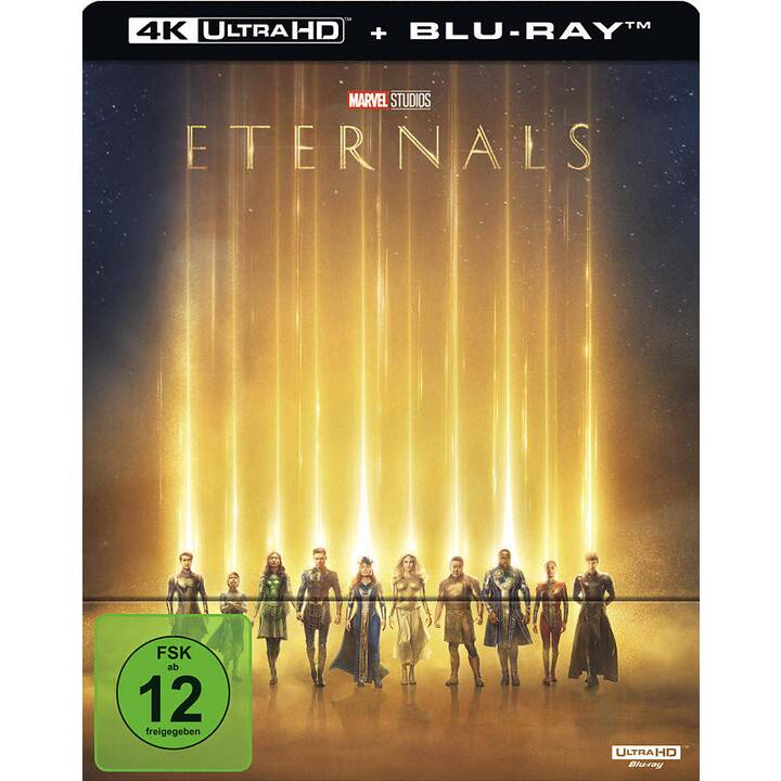 Eternals (4K Ultra HD, Limited Edition, Steelbook, DE, EN)