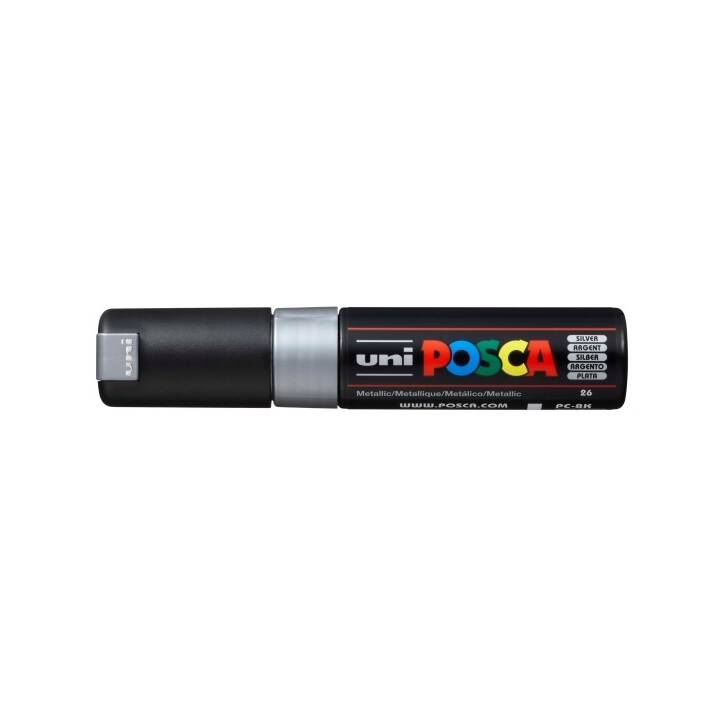 UNI-BALL Permanent Marker Posca PC-8K (Silber, 1 Stück)
