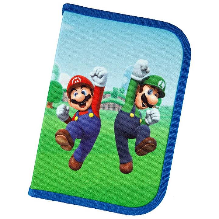 SCOOLI Etui Super Mario (Grün, Rot, Blau, Mehrfarbig)