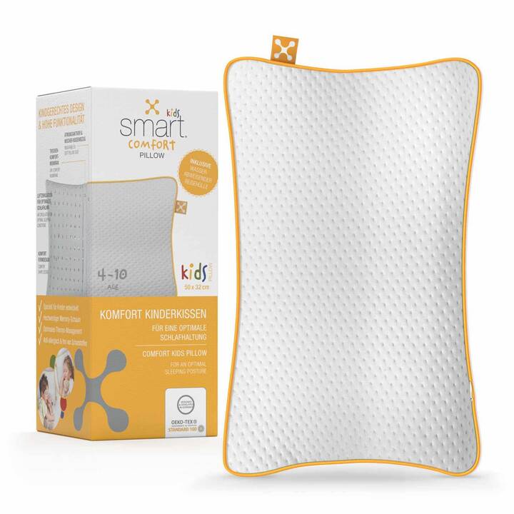 SMARTSLEEP Guanciale classico Comfort (Bianco, 32 cm x 50 cm)