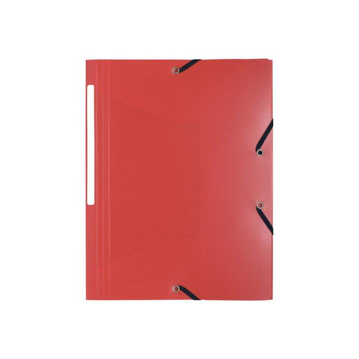 EXACOMPTA Cartellina con elastico (Rosso, A4, 1 pezzo)