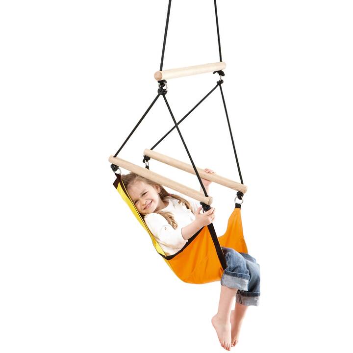 AMAZONAS Kid's Swinger Fauteuil suspendue jaune (60 cm, Polyester, Acier)
