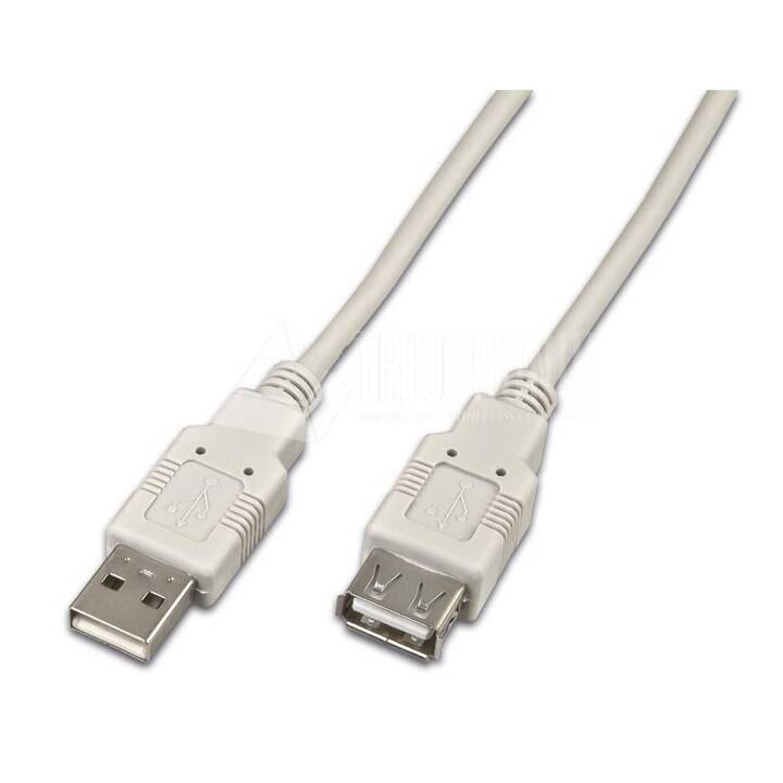 WIREWIN USB-Kabel (USB 2.0 Typ-A, 3 m)