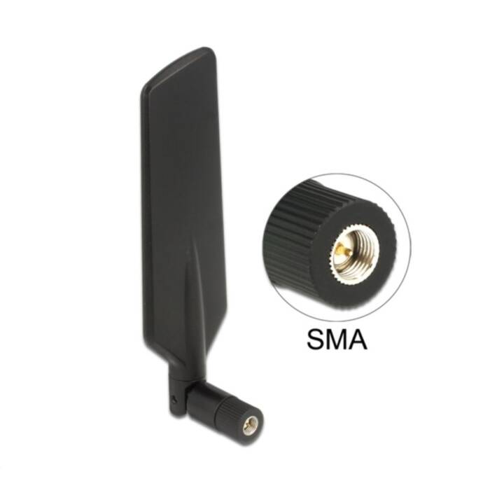 DELOCK Antenne intérieure (SMA, WLAN, DECT, LoRA, ZigBee, Bluetooth, 3G)