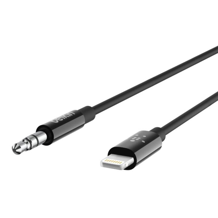 BELKIN AV10172BT03-BLK Cavo (Lightning, Jack 3.5 mm, 90 cm)