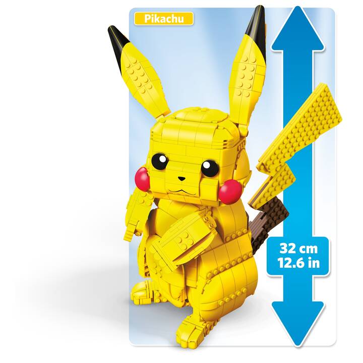 MEGA CONSTRUX Mega Construx Pokémon Jumbo Pikachu (825 Stück)