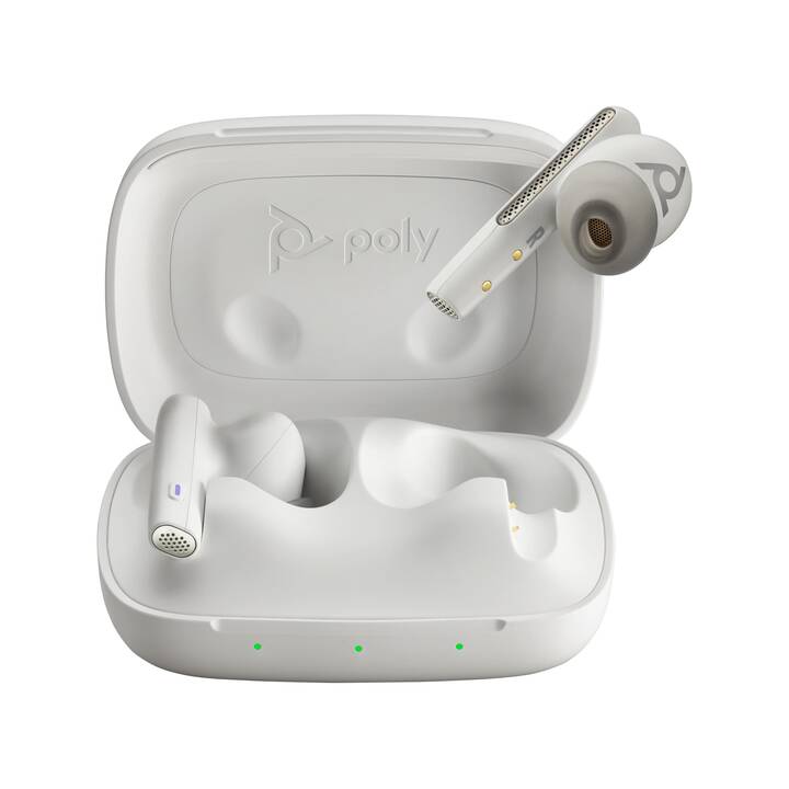 POLY Office Headset Voyager Free 60 (In-Ear, Kabellos, Weiss)