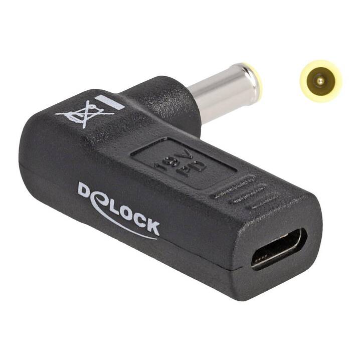 DELOCK Adapter (USB-C, 5.5 mm Klinke)