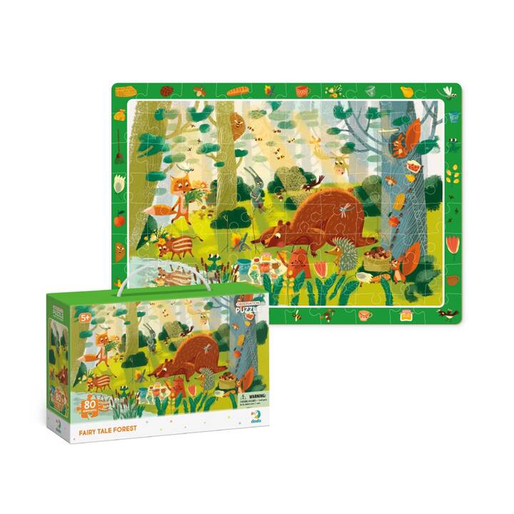 DODO Waldtiere Fairy Tale Forest Puzzle (80 x)