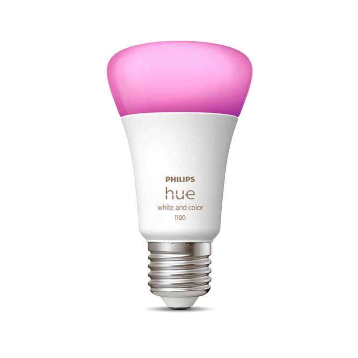 PHILIPS HUE Lampadina LED White & Color Ambiance (E27, Bluetooth, 9 W)