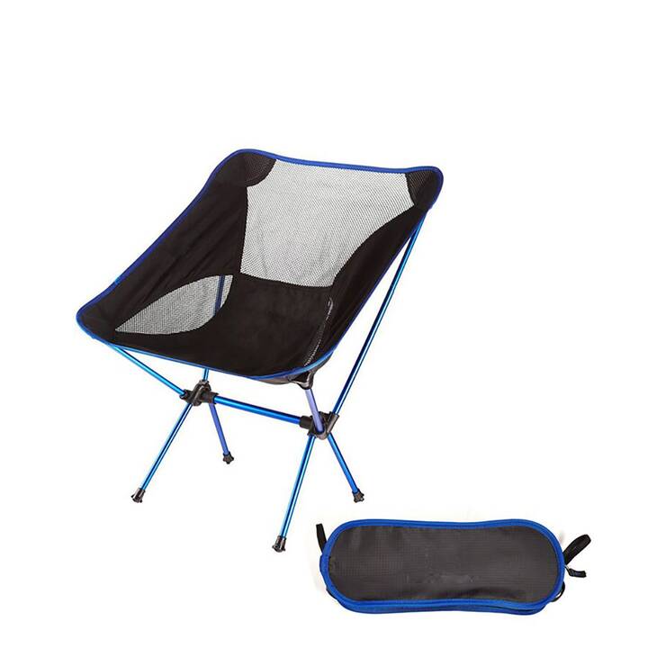 EG Chaise de camping - bleu foncé