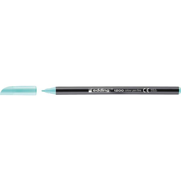 EDDING Pastell E-6 Crayon feutre (Gris, Jaune, Bleu, Mauve, Vert, Rouge, 6 pièce)