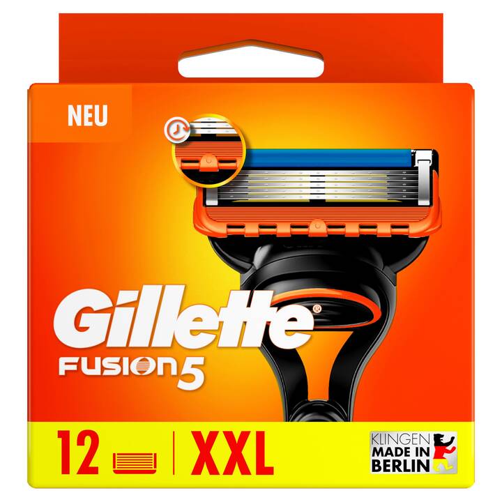 GILLETTE Lame de rasoir Fusion5 (12 pièce)