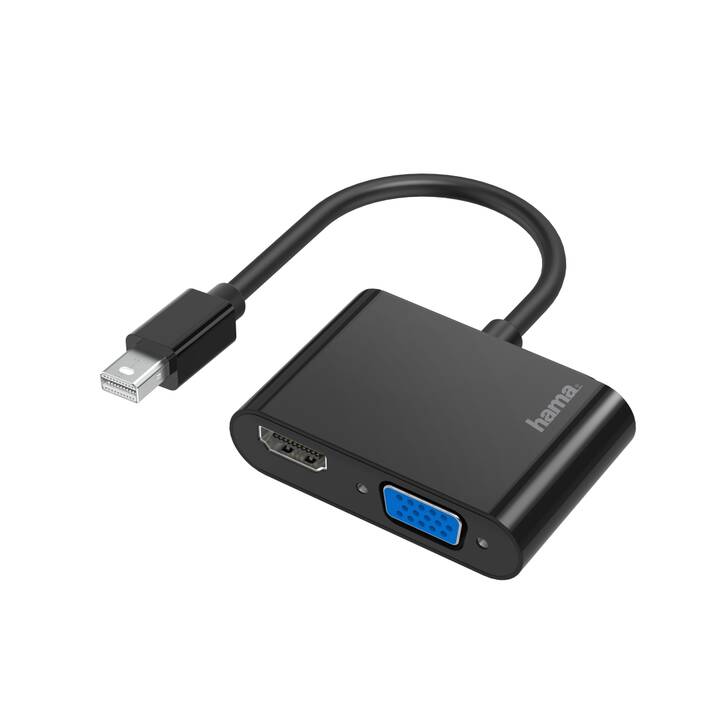 HAMA 2 in 1 Adattatore video (Mini DisplayPort)