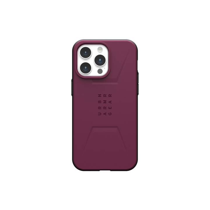 URBAN ARMOR GEAR Backcover (iPhone 15 Pro Max, Bordeaux, Rouge)