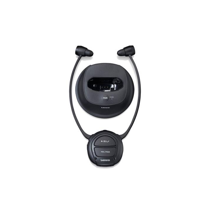 LENCO HPW-400 (In-Ear, Bluetooth 4.2, Noir)