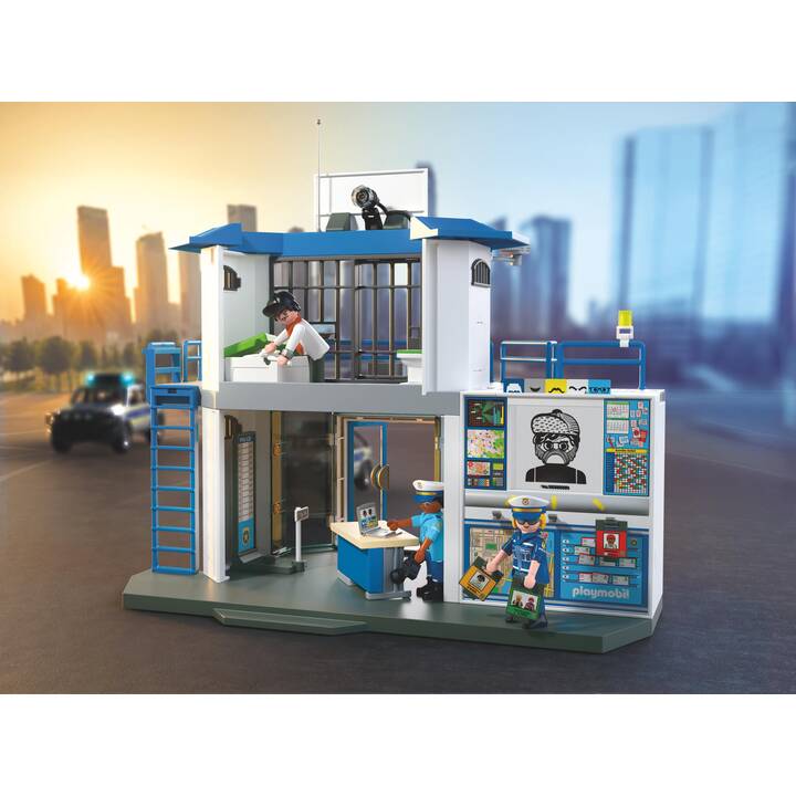 PLAYMOBIL City Action Polizeiwache mit Fahndungsraum (71874
