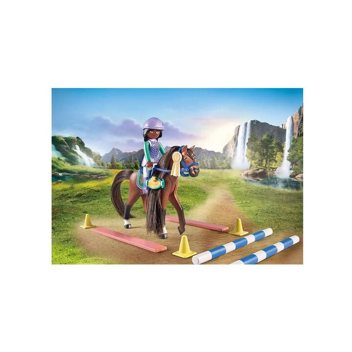 PLAYMOBIL Horses of Waterfall Zoe & Blaze with show course (71355)