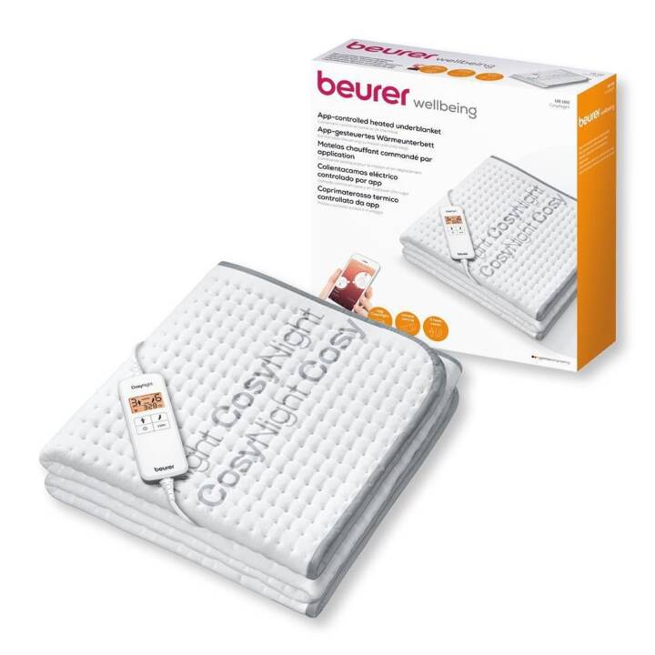 BEURER Couvertures chauffantes UB 190 CosyNight (55 W, Blanc)