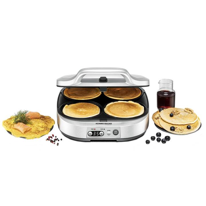 ROMMELSBACHER Piastra per waffle (1800 W)