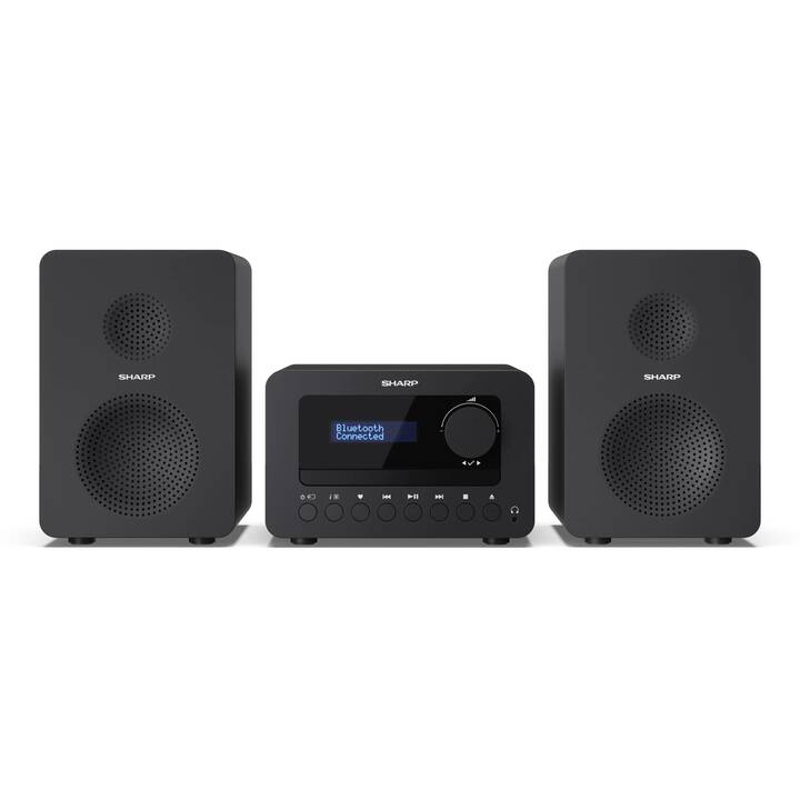 SHARP XL-B520D (Schwarz, Bluetooth, CD)