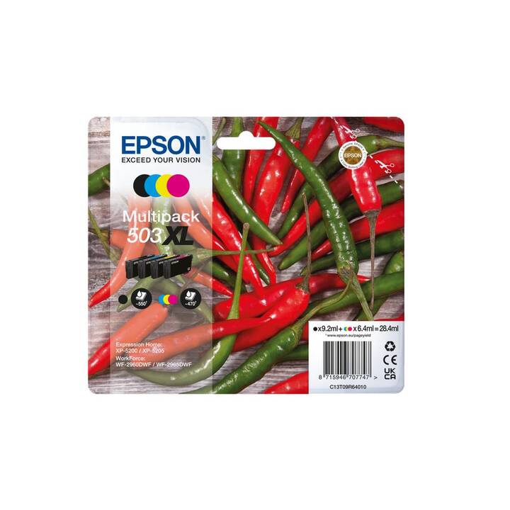 EPSON 503XL (Jaune, Noir, Magenta, Cyan, Multipack)