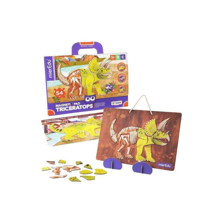 MIEREDU Dinosaurier Triceratops 3D Puzzle (54 Teile)