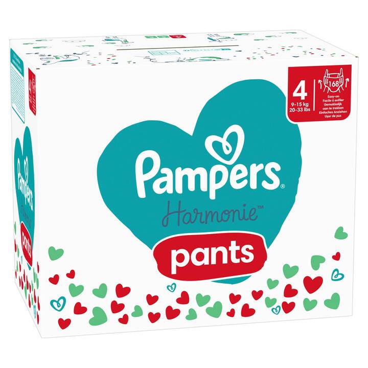 PAMPERS Harmonie Pants 4 (Monatsbox, 168 Stück)