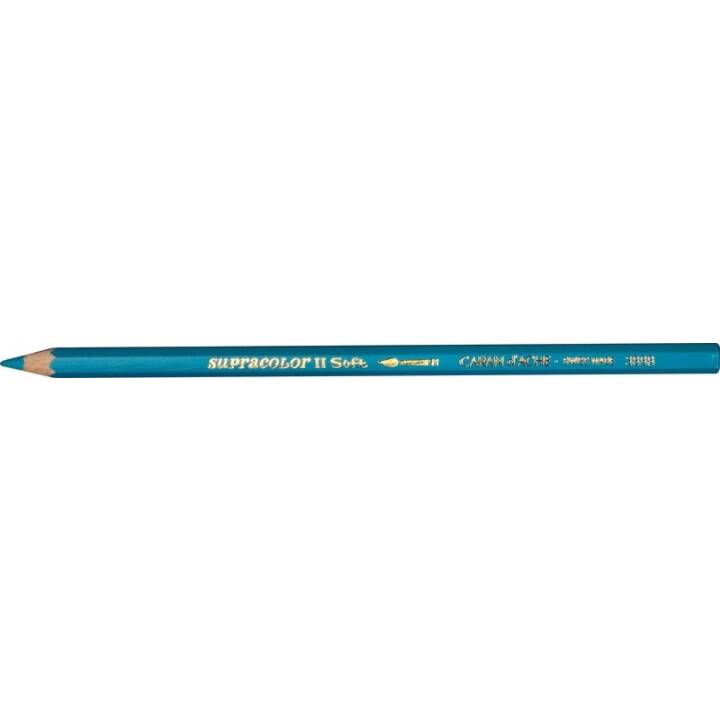 CARAN D'ACHE Crayons de couleur Supracolor Soft (Azure Blue, 1 pièce)