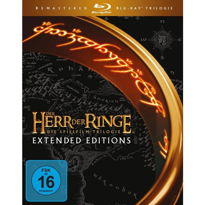 Der Herr der Ringe - Trilogie (Remastered, Extended Edition, DE, EN)