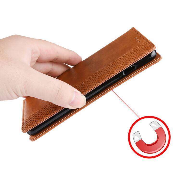 EG Mornrise Wallet Case für Xiaomi Redmi Note 9T 6,53" (2021) - Braun