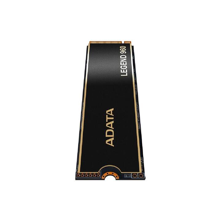 正常99% ADATA LEGEND 960 1TB Gen4 SSD ADATA Flash Legend 960 (PCI Express, 1000 GB, Schwarz) - Interdiscount