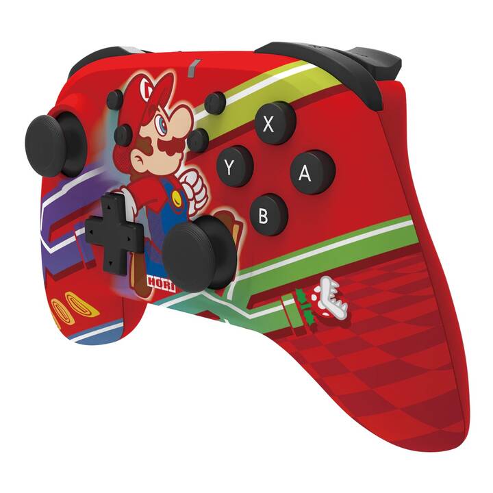 HORI Wireless Horipad Super Mario Controller (Multicolore, Rosso)