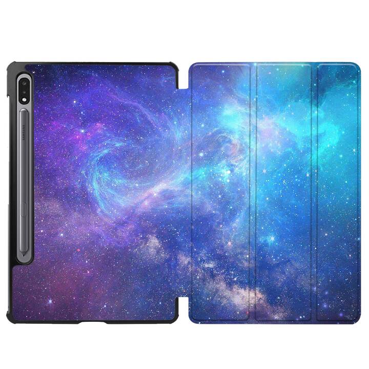 EG Hülle für Samsung Galaxy Tab S7+ 12.4" (2020) - Blau - Universum