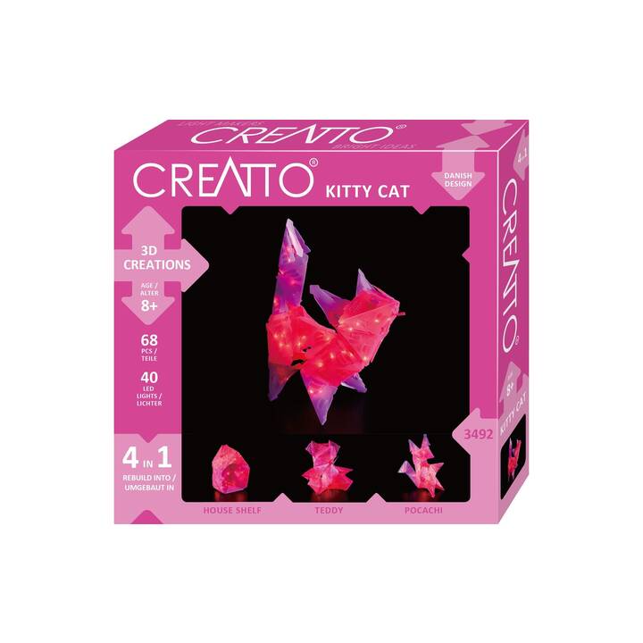 KOSMOS Creatto Kitty Cat 4 In 1 Figure décorative (Assembler)