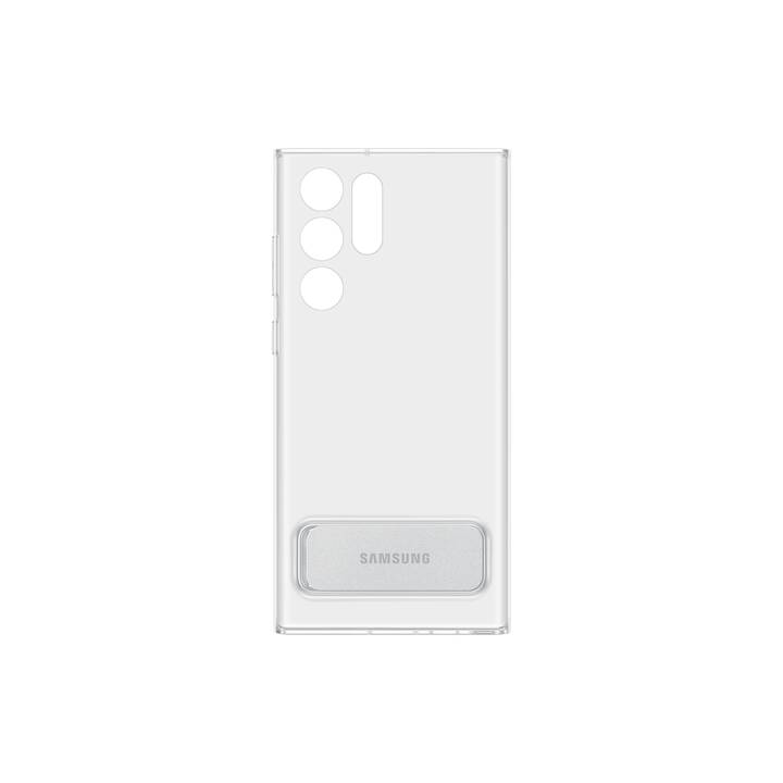SAMSUNG Backcover Clear Standing Cover (Galaxy S22 Ultra 5G, Transparent)