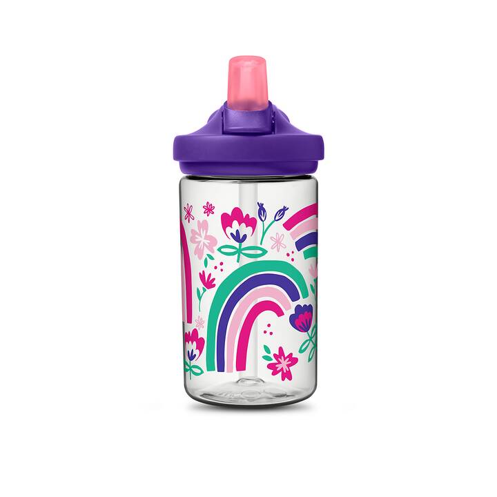 CAMELBAK Kindertrinkflasche Eddy+ (0.4 l, Violett, Lila, Grün, Pink, Mehrfarbig)