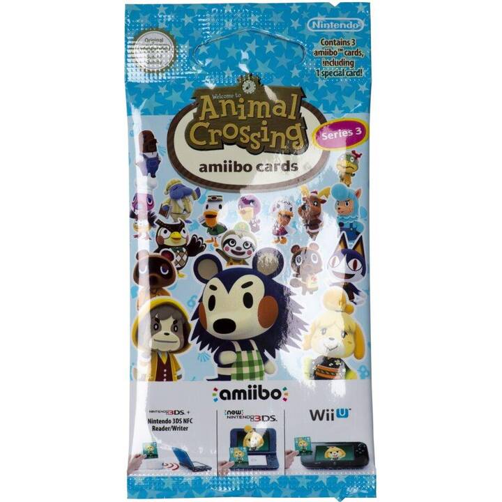 NINTENDO amiibo Cards Animal Crossing - Series 3 Figuren (Nintendo 3DS, Mehrfarbig)