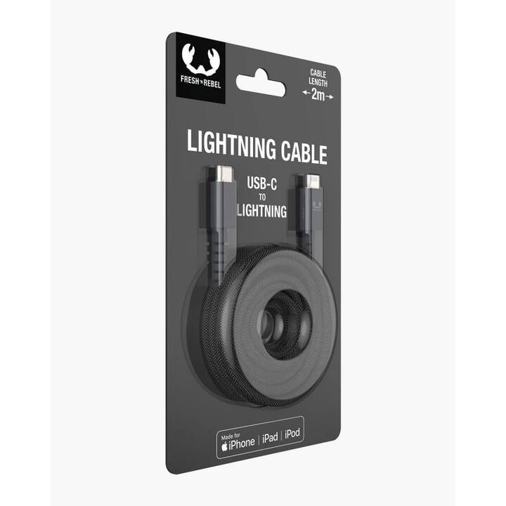 FRESH 'N REBEL Câble (USB-C, Lightning, 2 m)