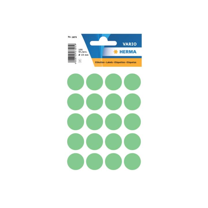 HERMA Sticker (Grün, 100 Stück)