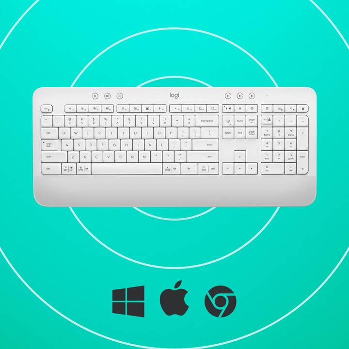 LOGITECH Signature K650 (Bluetooth, Suisse, Sans fil)