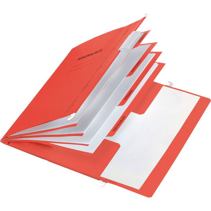 PAGNA Boîtes pour dossiers suspendus (A4, Rouge, 1 pièce)