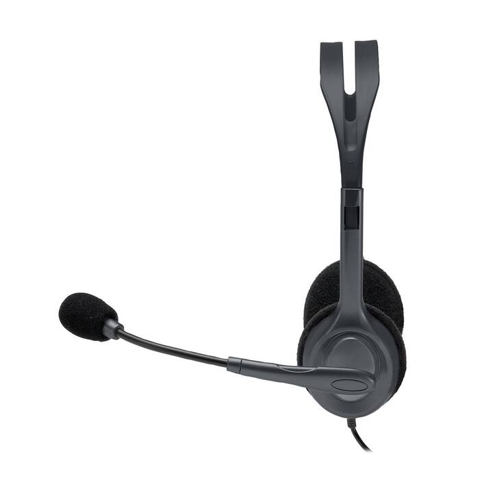 LOGITECH Office Headset H111 (On-Ear, Kabel, Schwarz)