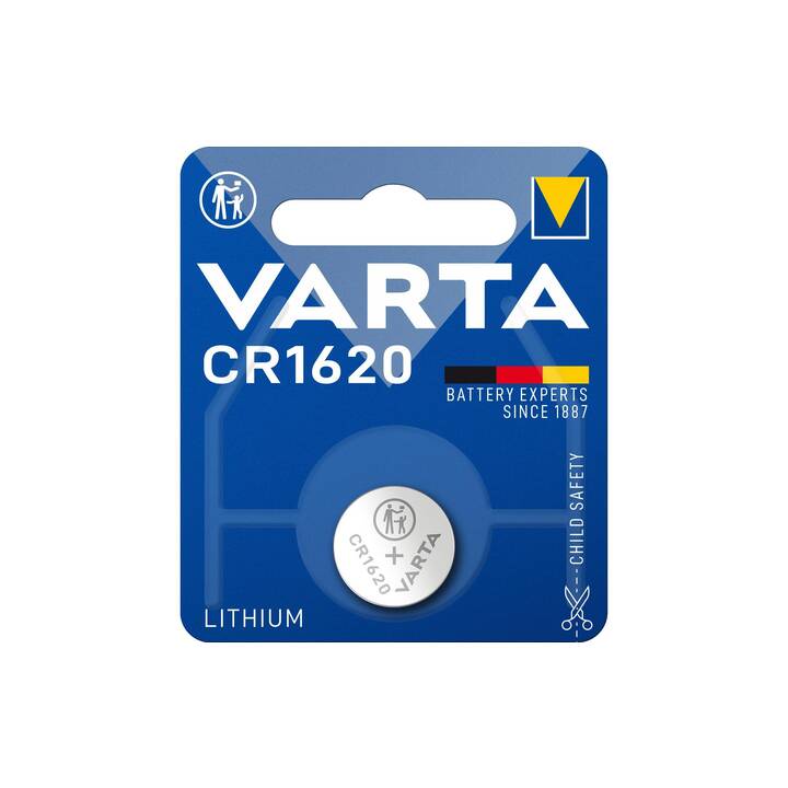 VARTA Batterie (CR1620, Universel, 1 pièce)